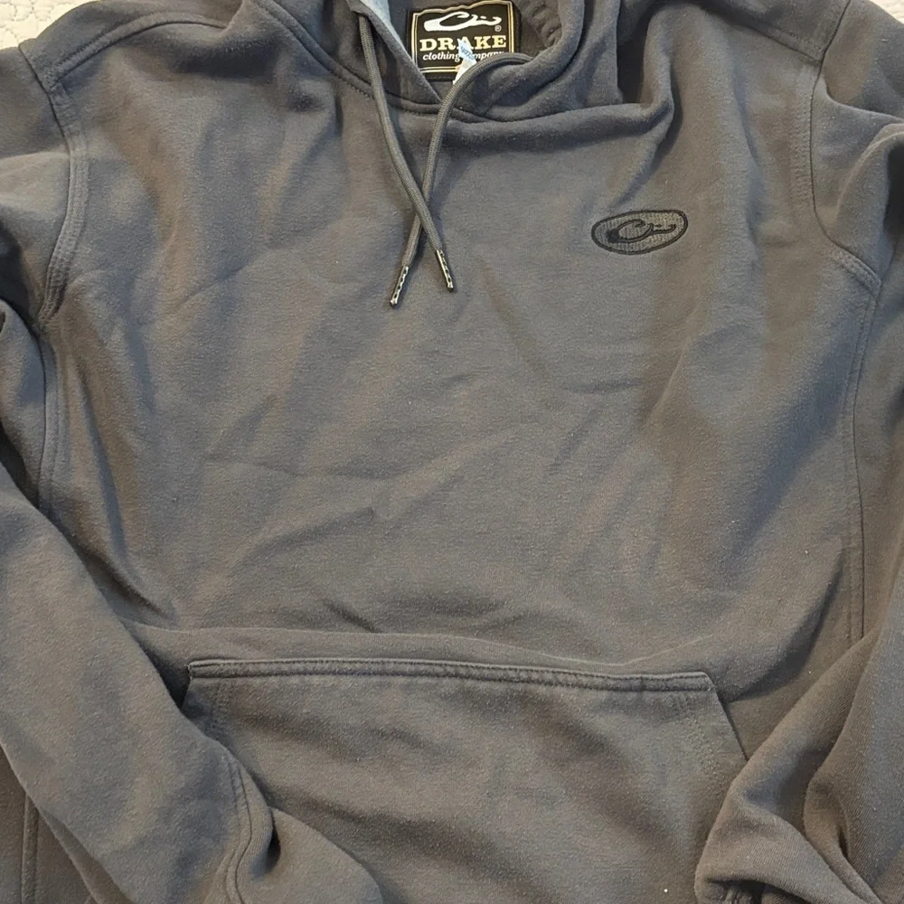 Drake Men's Charcoal Hoodie - Picture 1 of 3